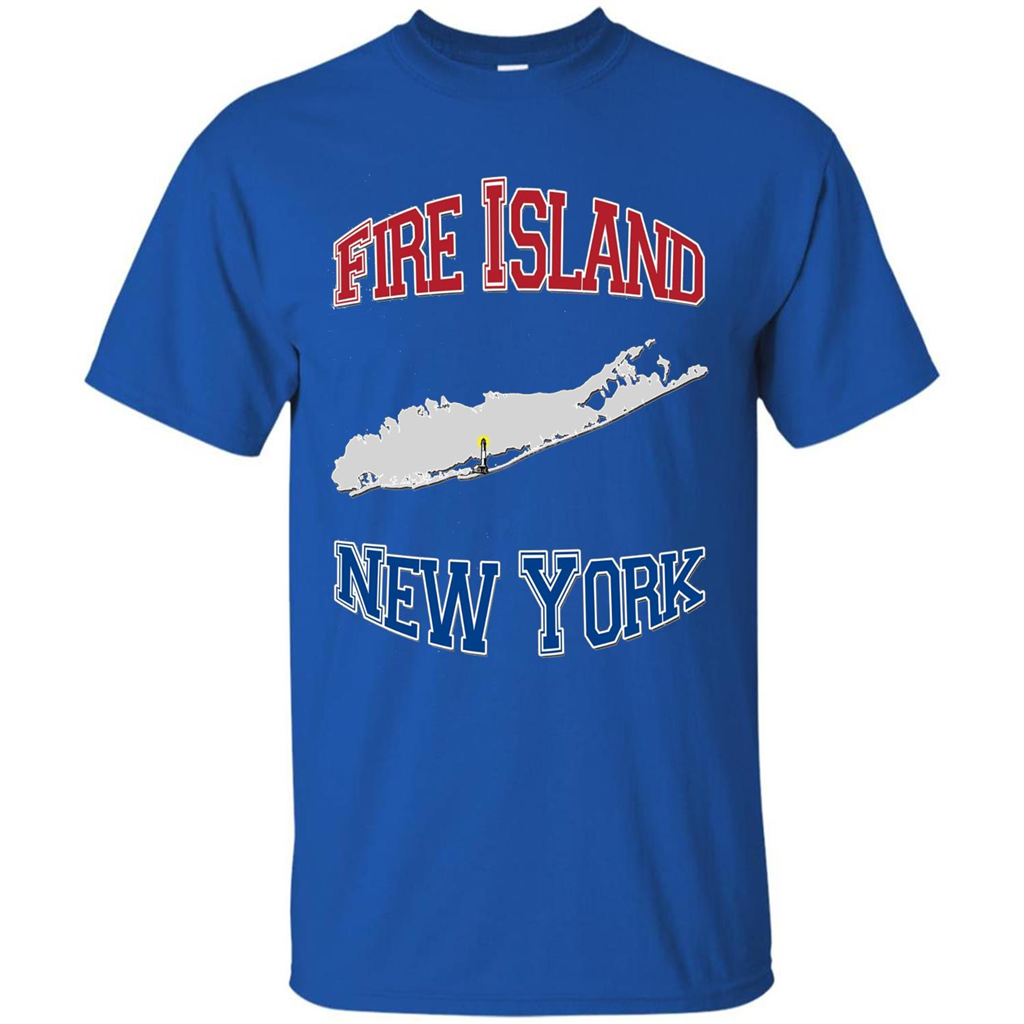 Fire Island New York T-shirt Royal