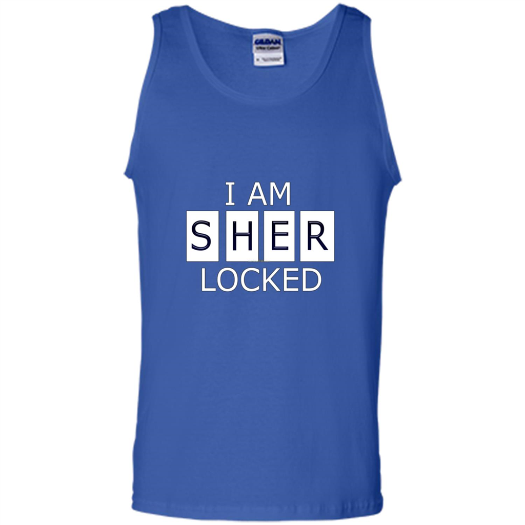 I Am Sher Locked T-shirt Royal