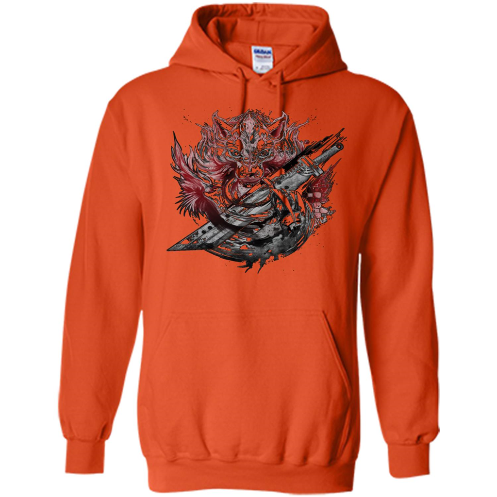 Final Fantasy Amano Homage T-shirt Orange