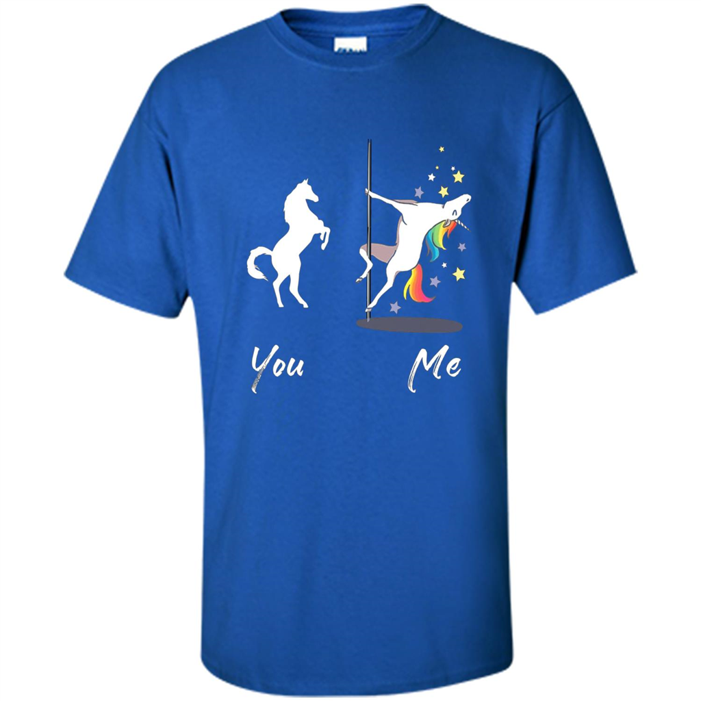 Cute Unicorn You and Me T-shirt Royal