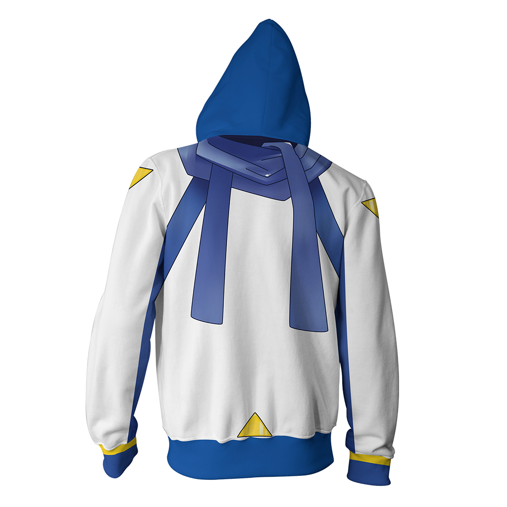 Kaito Vocaloid Cosplay Zip Up Hoodie Jacket