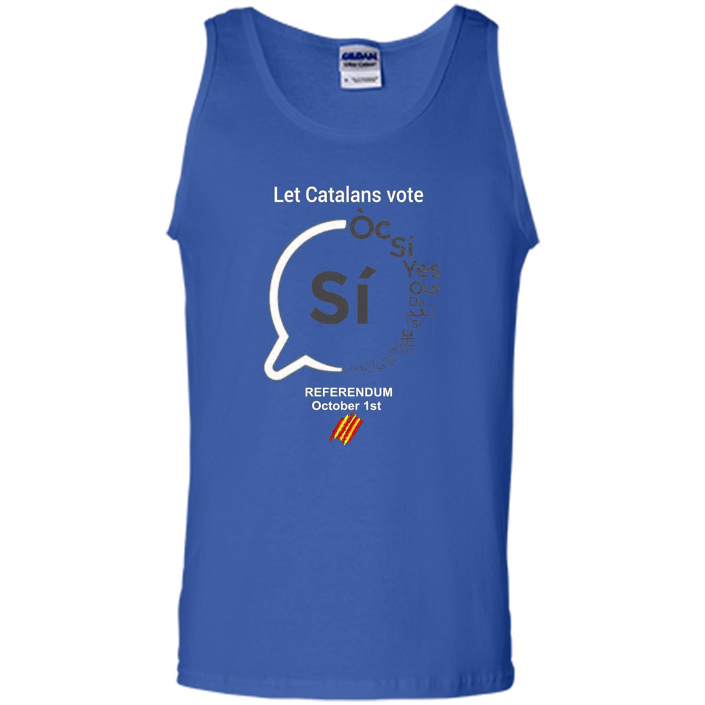 Let Catalans Vote T-shirt Catalunya Catalonia Royal