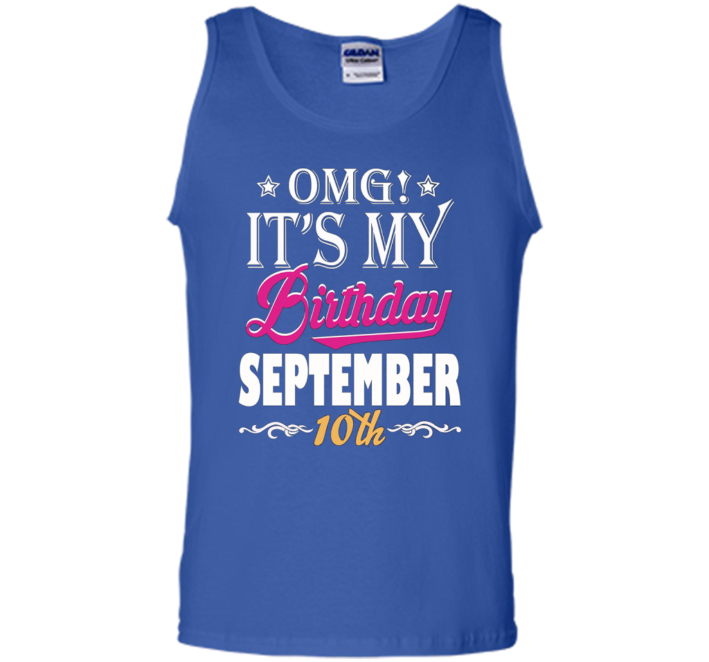 OMG! It's My Birthday September 10th T-shirt Royal