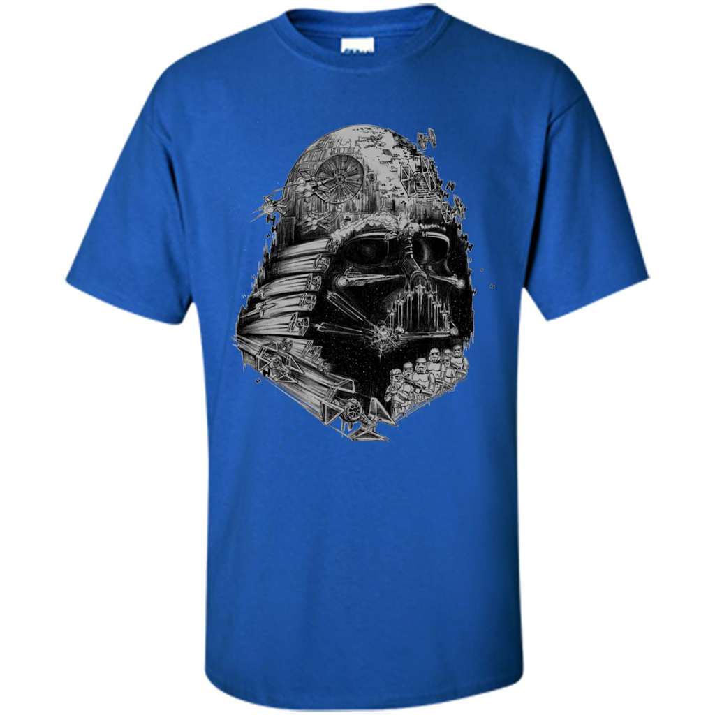 Movie T-shirt Darth Vader Build The Empire Graphic T-shirt Royal