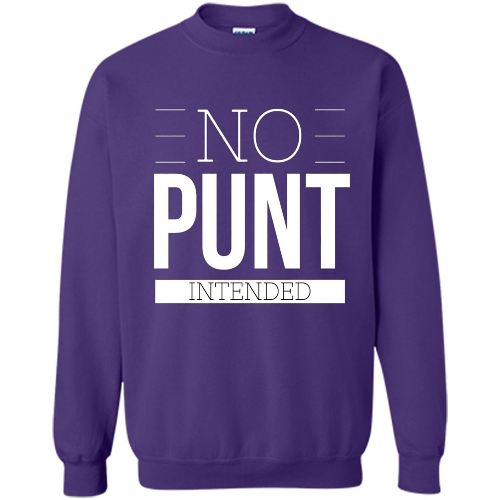 Funny Football T-Shirt No Punt Intended Orange