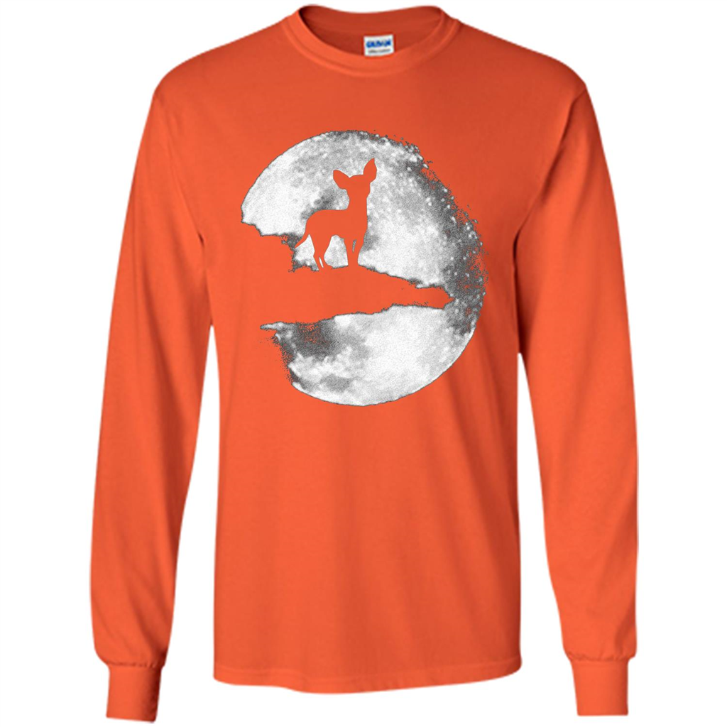 Chihuahua And Moon Halloween T-Shirt