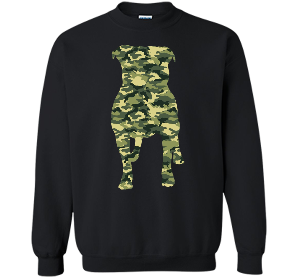 Camouflage AMERICAN BULLY Military Army T-shirt Black S