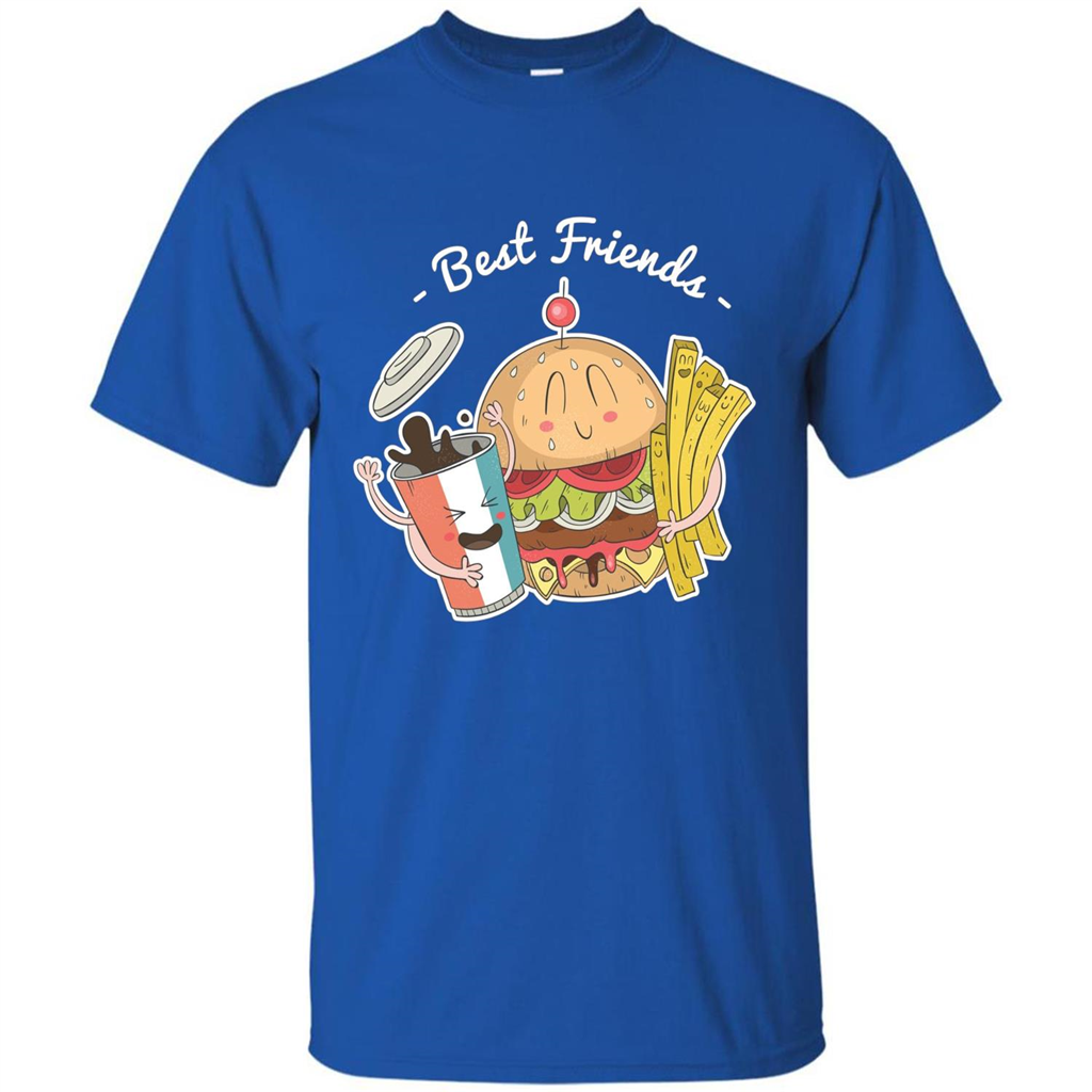 Burger Lover T-shirt Best Friends Delicious Royal