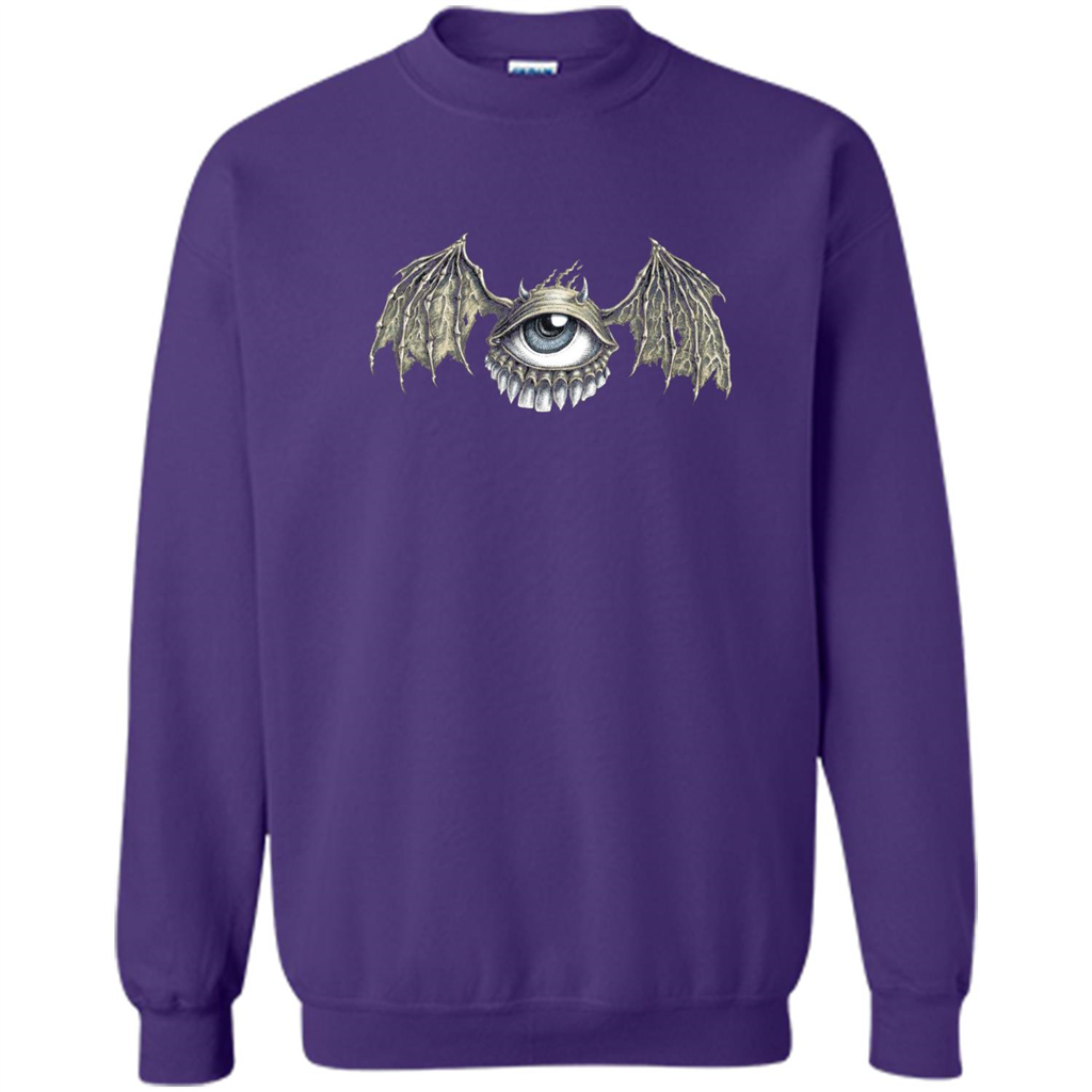 Eyebat T-shirt Scary Halloween Tshirt Orange