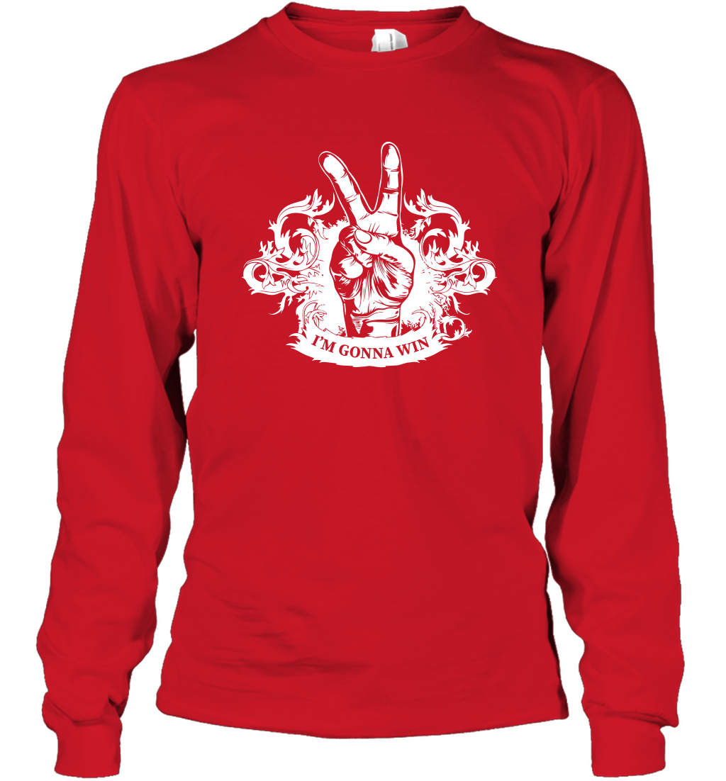 I'm Gonna Win Best Quote Shirt Long Sleeve T-Shirt Long Sleeve T-Shirt Red