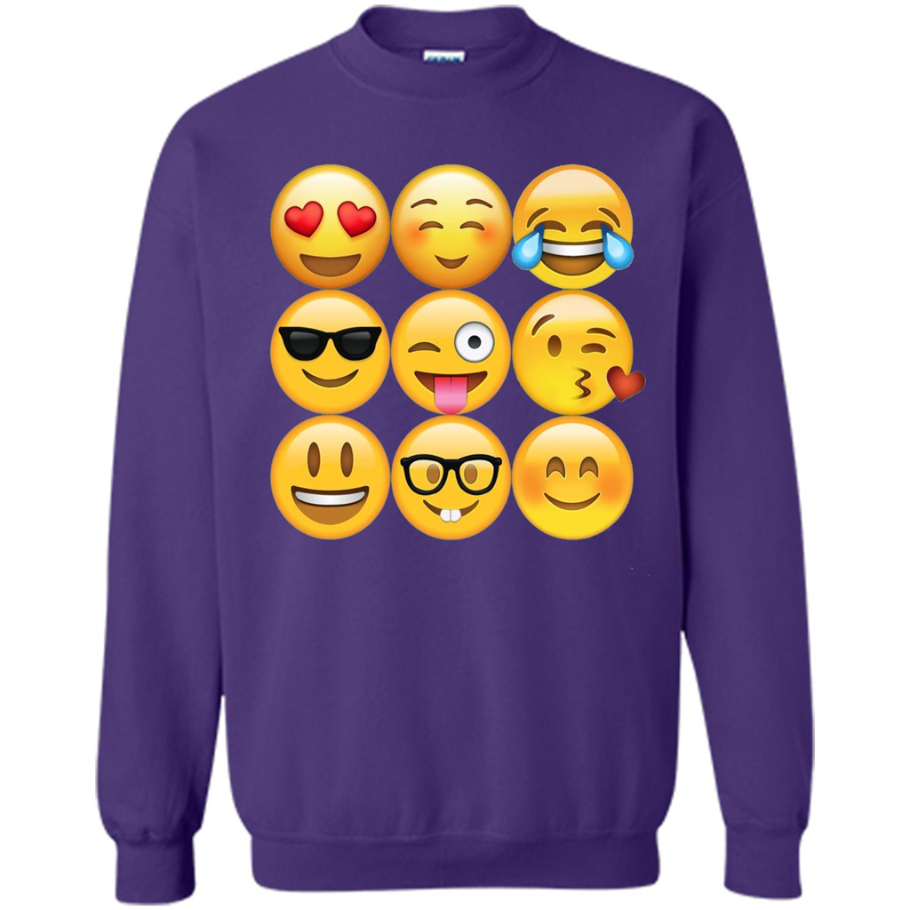 Cute Emoji T-shirt Orange