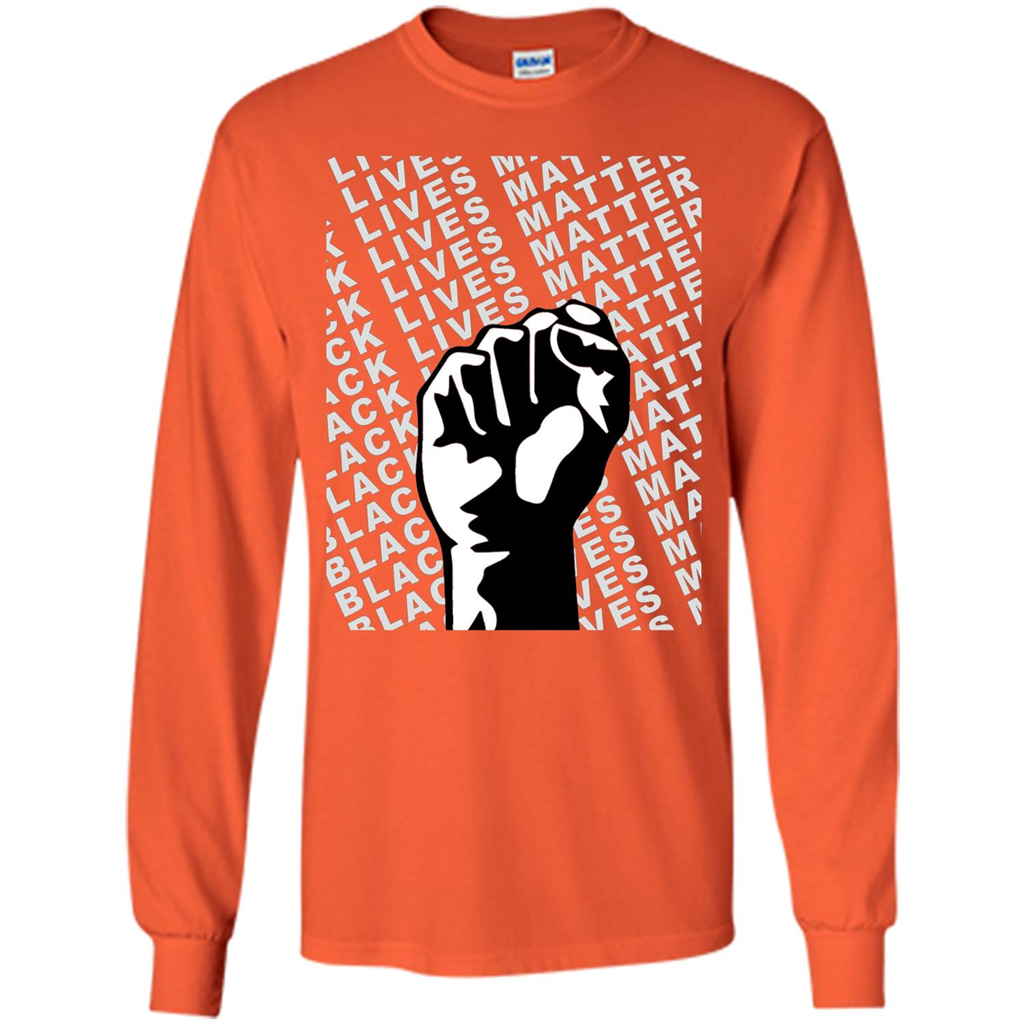 Black Lives Matter T-shirt Orange