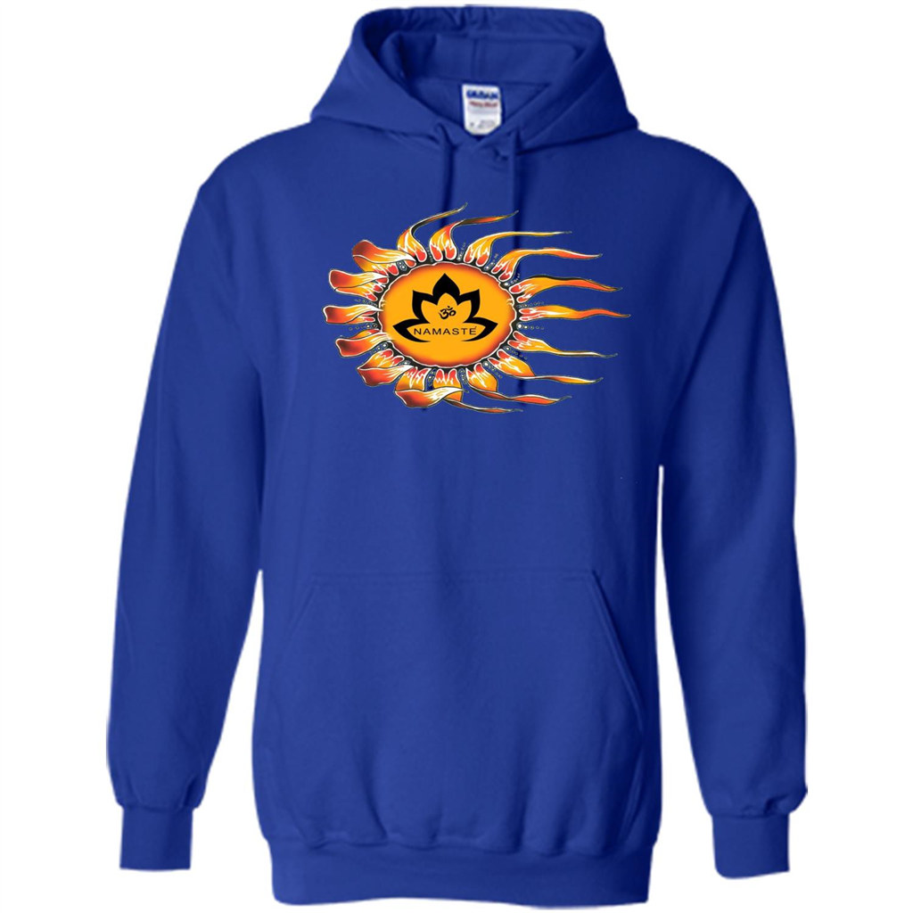 Yoga T-shirt Sleepy Sun Namaste Lotus Royal