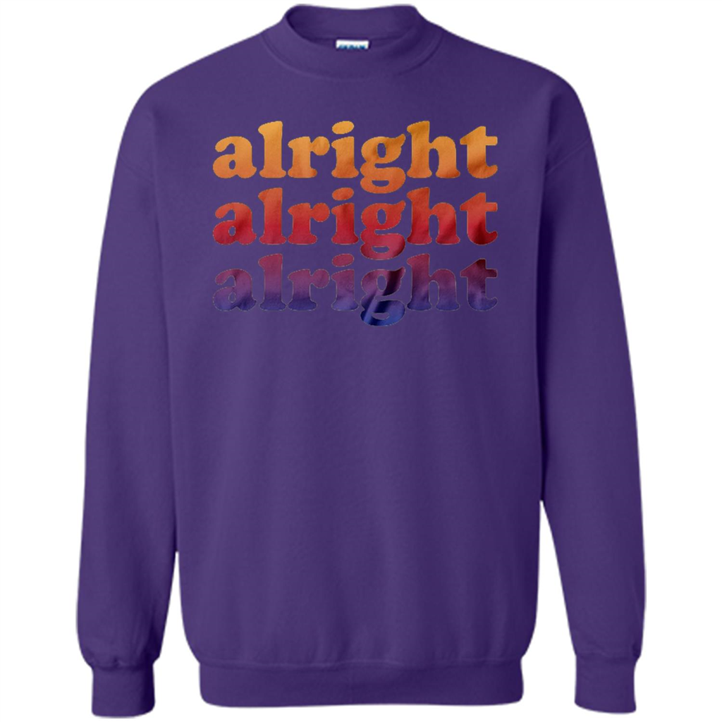 Alright Alright Alright T-Shirt Orange