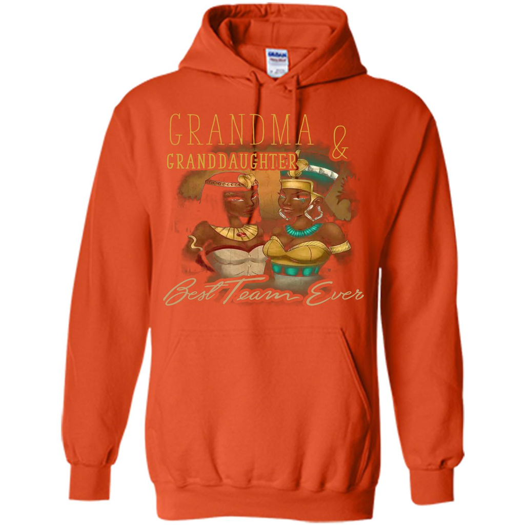 Family T-shirt Grandma Granddaughter Best Team Ever T-shirt