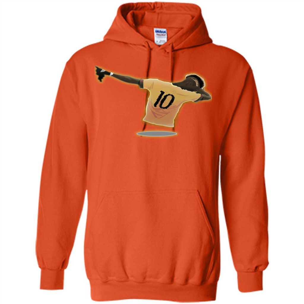 Dabbing Soccer T-shirt Orange