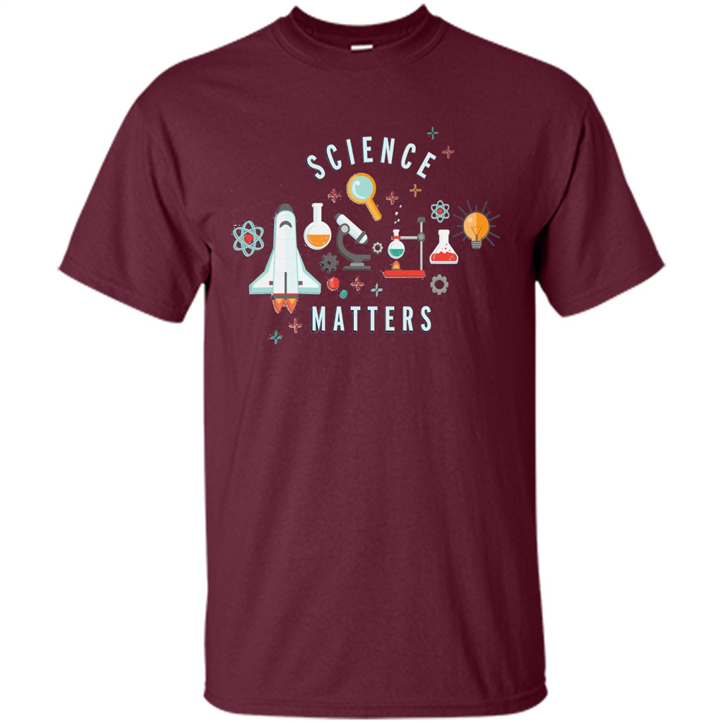 Science Matters T-shirt Neil deGrasse Tyson Maroon