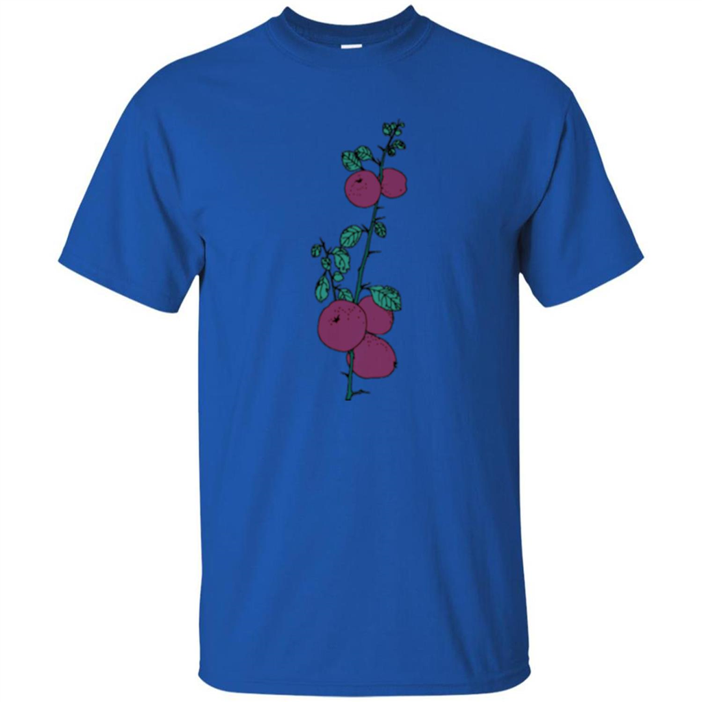 Red Fruit On A Branch T-shirt Royal