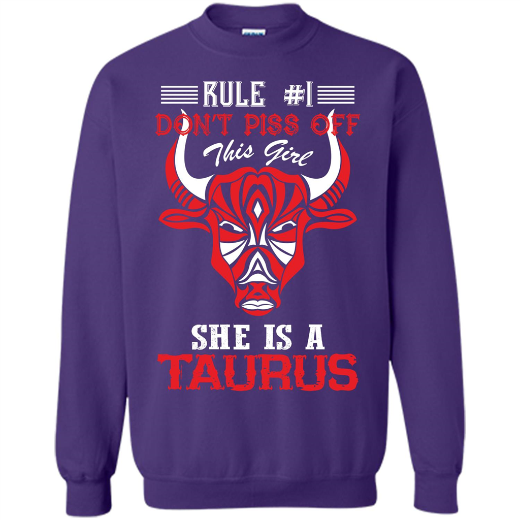 Taurus T-shirt Rule Don’t Piss Off This Girl T-shirt Orange