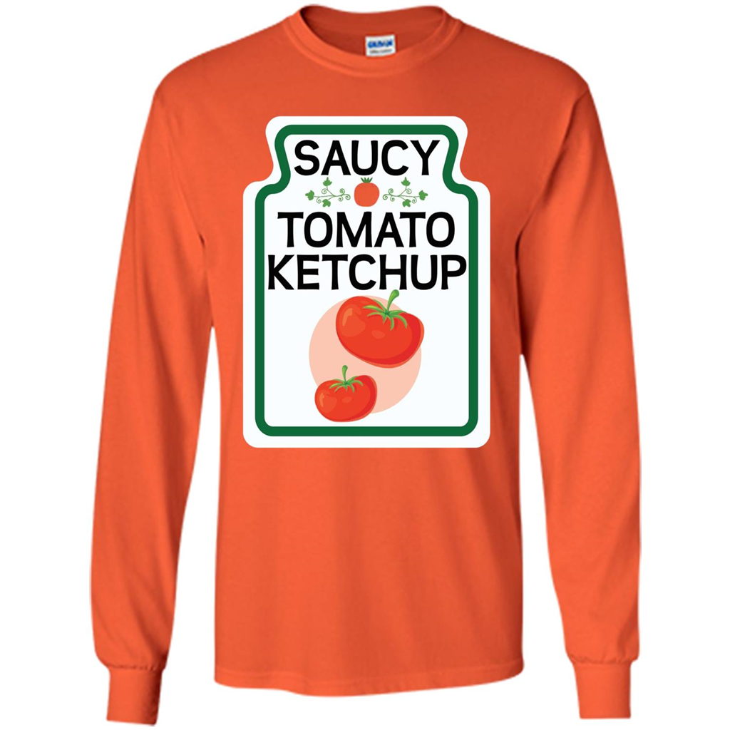 Saucy Tomato Ketchup T-shirt Orange