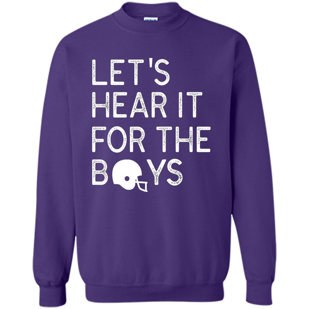 Football Lover T-Shirt Let'S Hear It For The Boys T-Shirt Orange