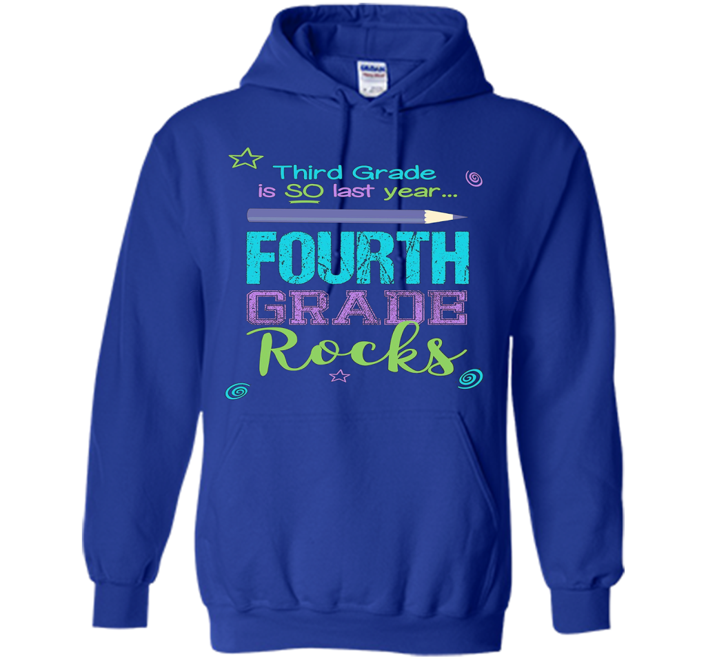 Fun Fourth Grade Rocks TShirt: 3rd Grade Is So Last Year Tee shirt Royal