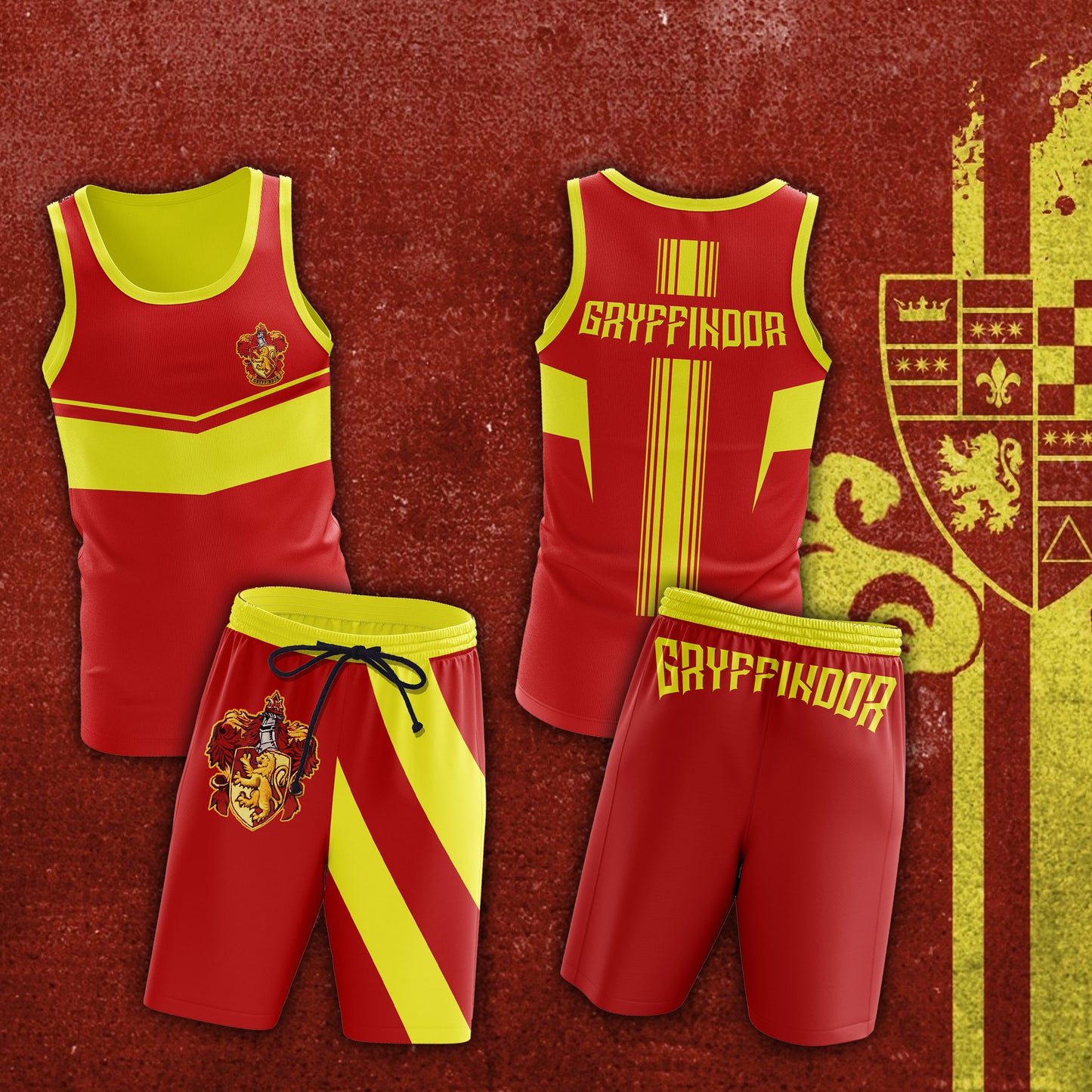 Gryffindor Harry Potter Beach Short