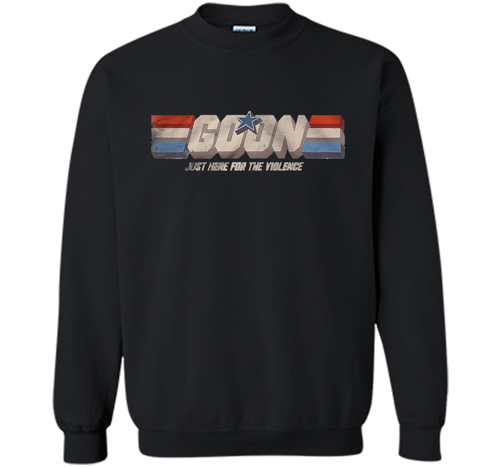 GOON JUST HERE FOR THE VIOLENCE T-shirt Black S