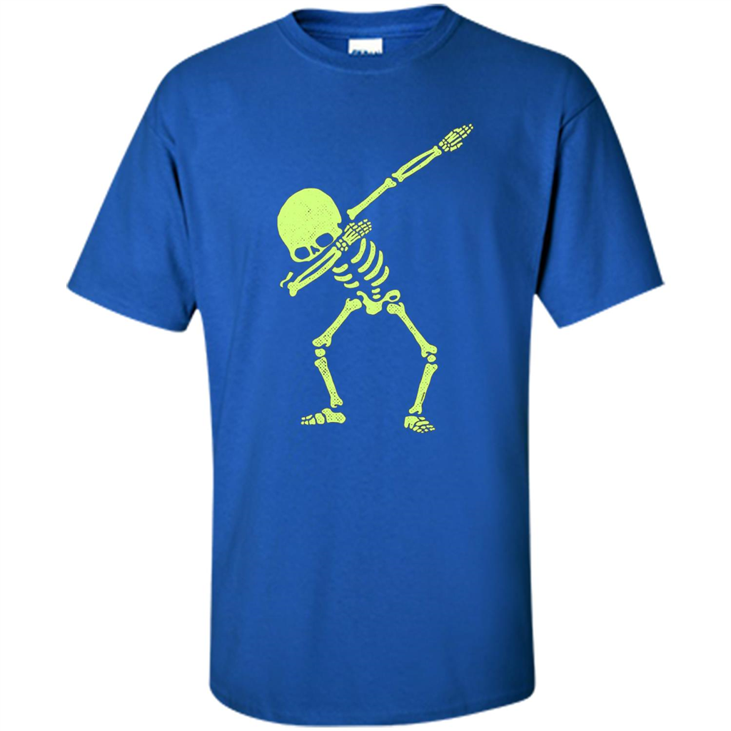 Dabbing Skeleton T-shirt Dab Hip Hop Skull Dabbing T-shirt Royal