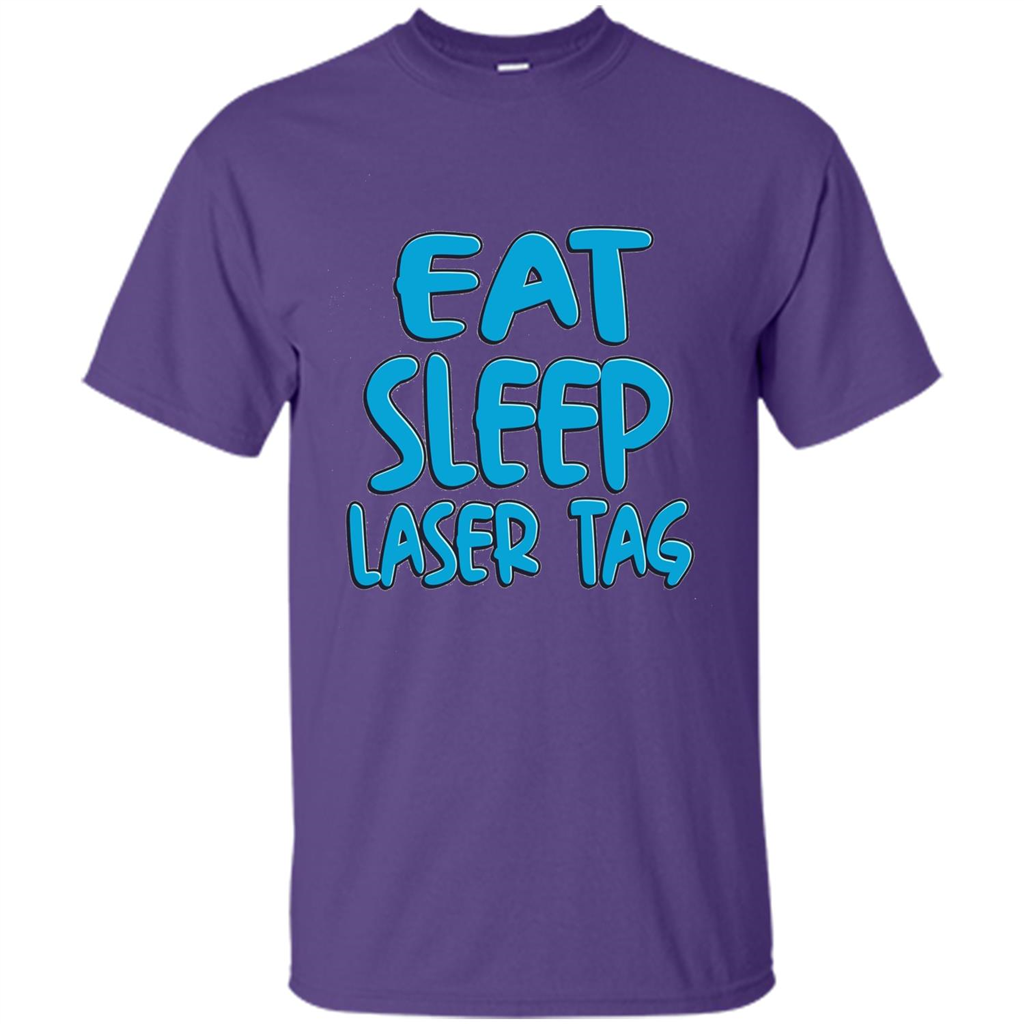 Eat Sleep Laser Tag T-shirt Purple