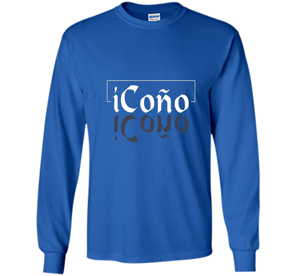 iCono Spanish T-Shirt Bilingual Puerto Rico PremiumTee shirt Royal