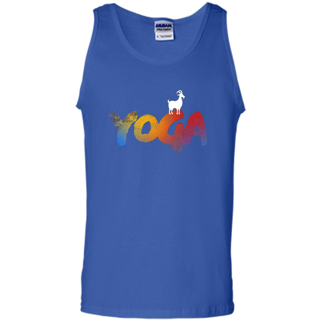 Love Goat Yoga T-shirt Yoga T-shirt Royal