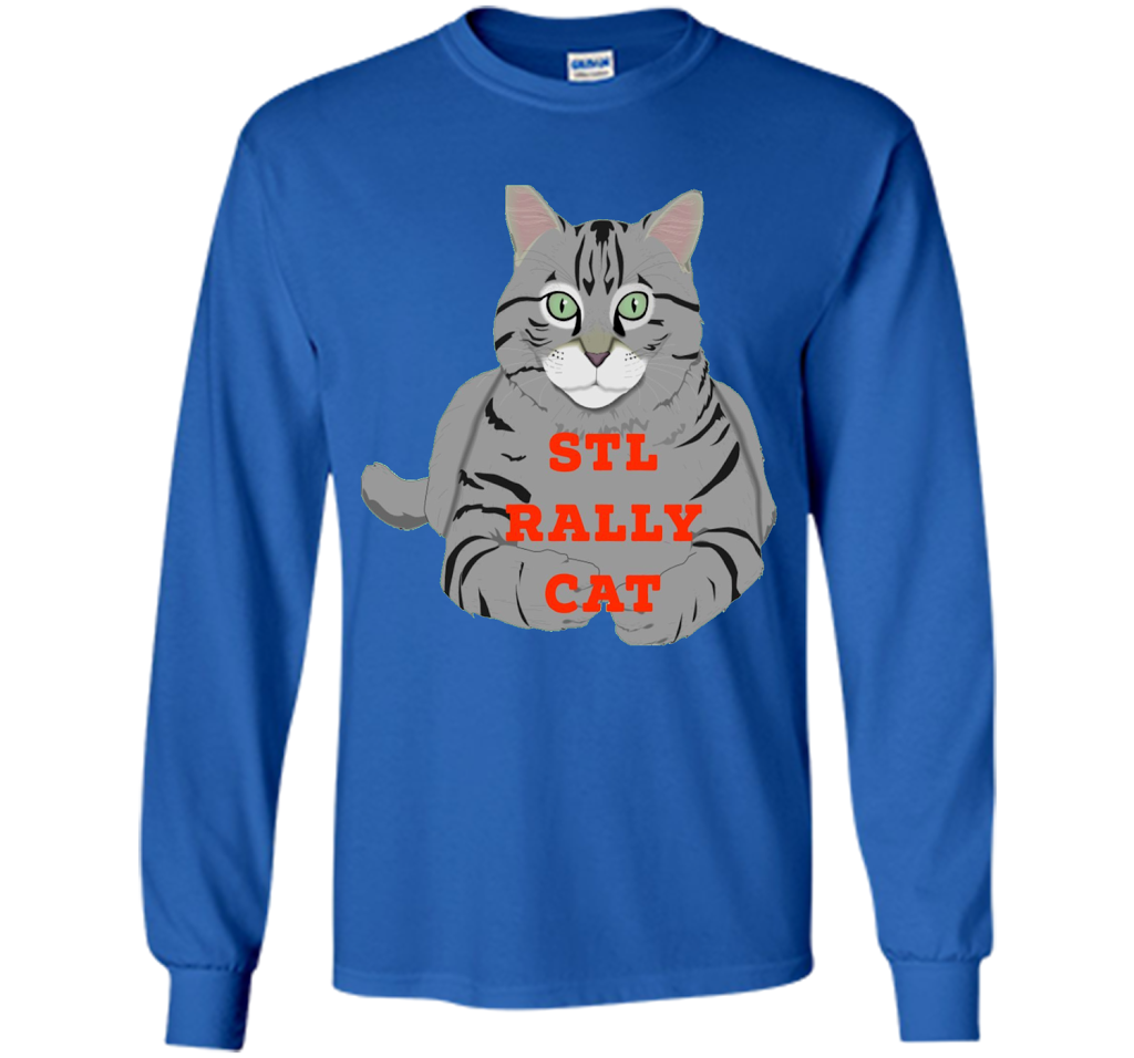 St. Louis Rally Cat T-Shirt t-shirt Royal