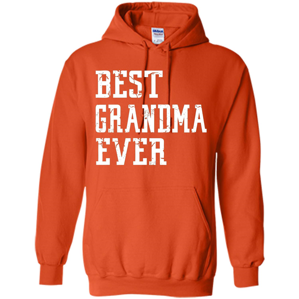 Best Grandma Ever T-Shirt - Grandparents Day T-shirt Orange