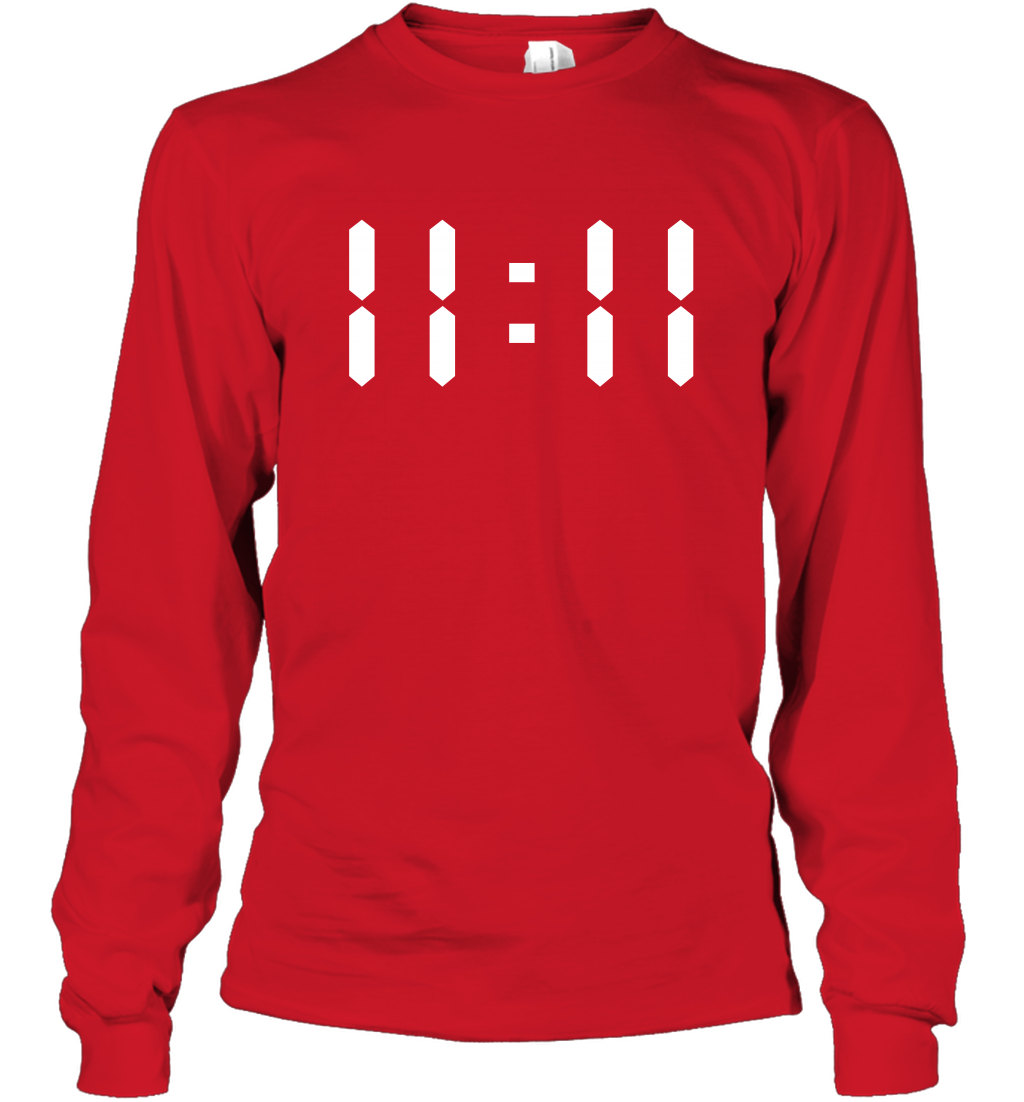 11.11 Christian Shirt Long Sleeve T-Shirt Long Sleeve T-Shirt Red