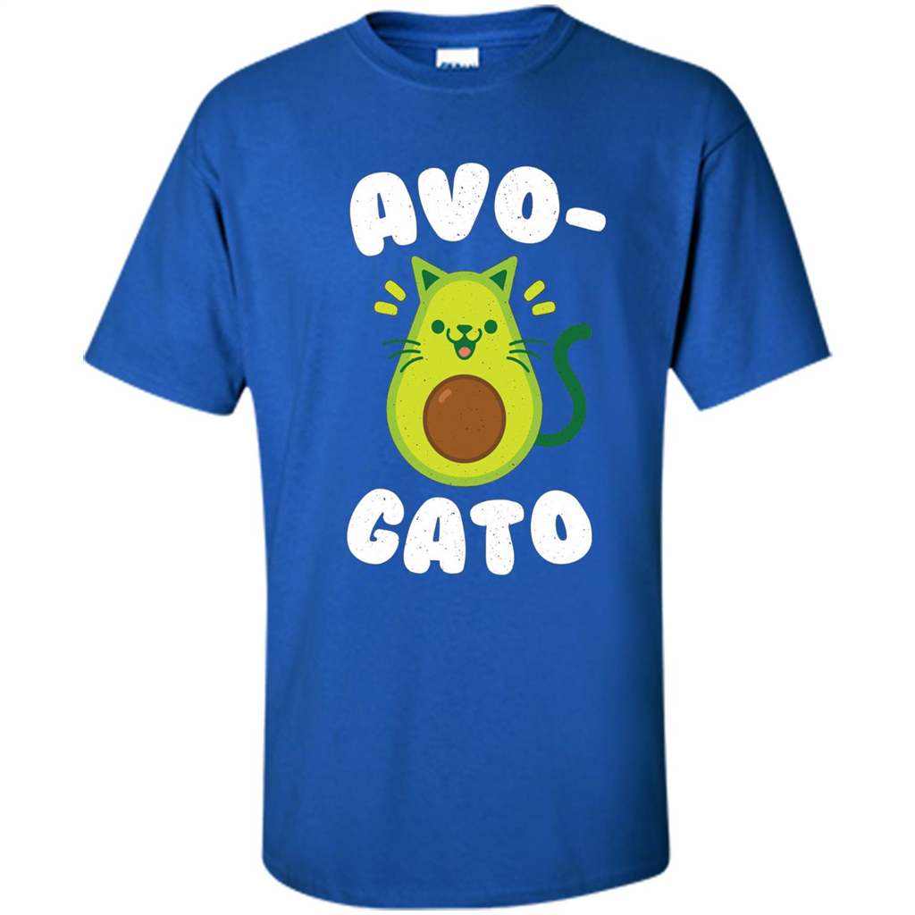 Avogato - Avocado Cat - Funny Avocado T-shirt Royal