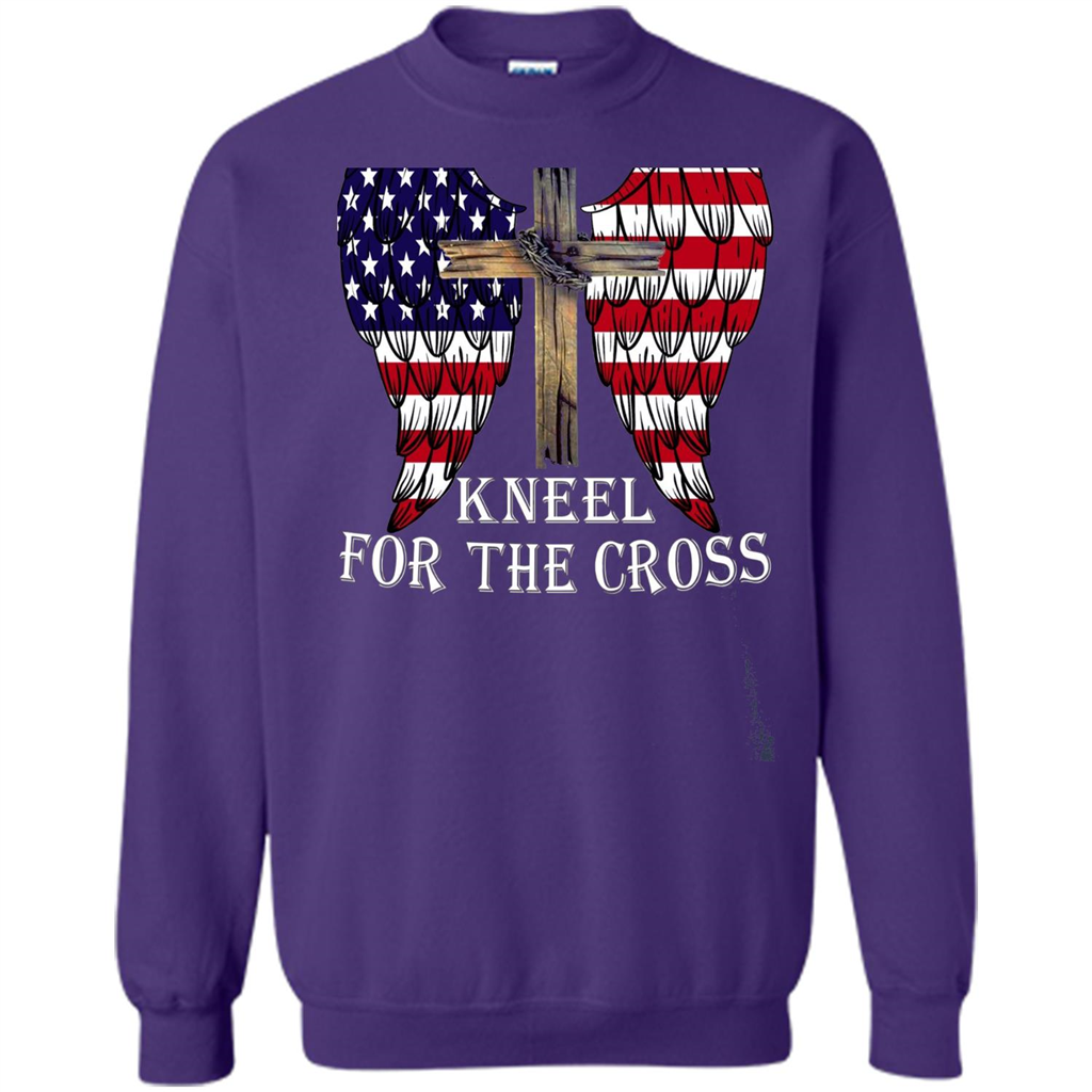 Stand For The Flag Kneel For The Cross T-Shirt Orange