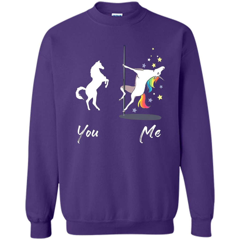 Cute Unicorn You and Me T-shirt Orange