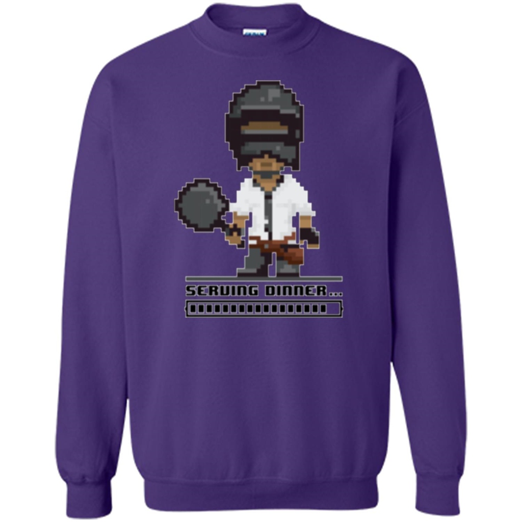 Serving Chicken Dinner T-shirt Orange