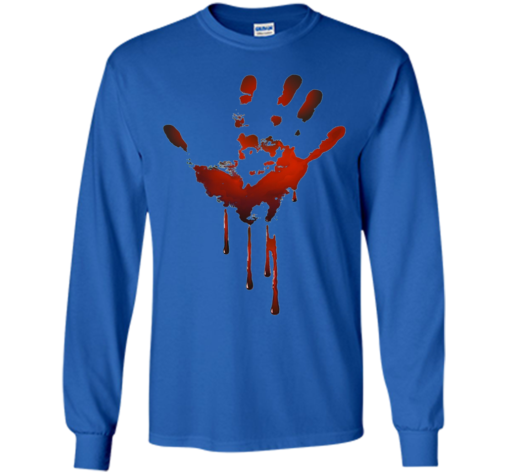Bloody Handprint T-shirt t-shirt Royal