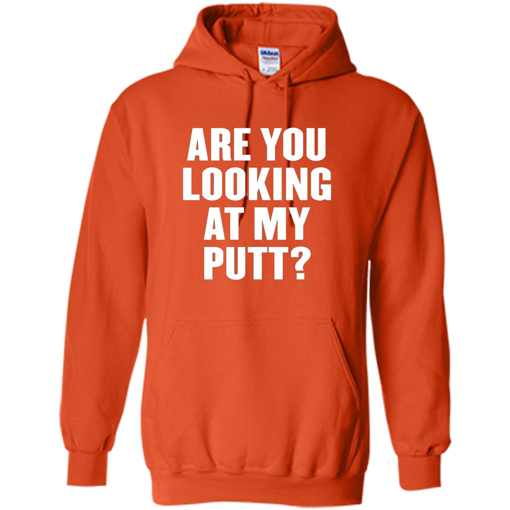 Are You Looking At My Putt T-Shirt Orange