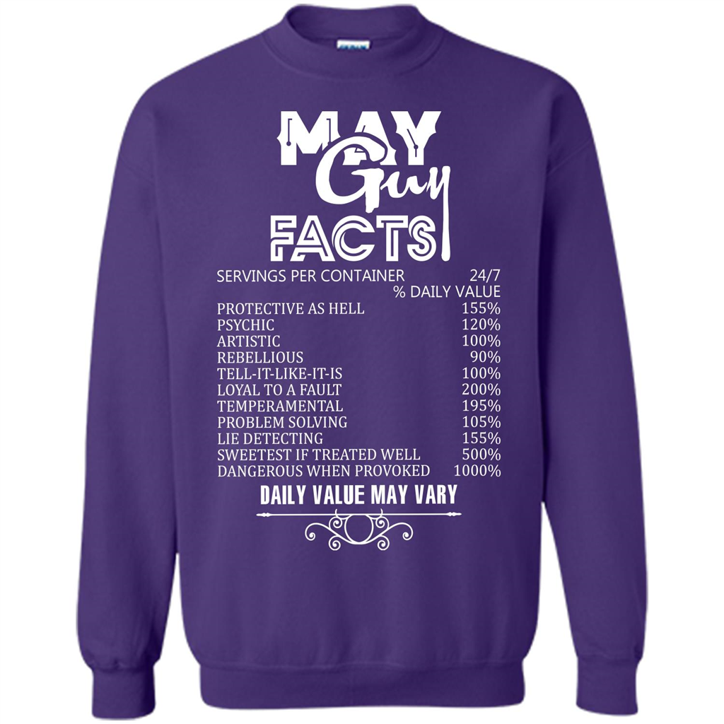 May Guy Facts T-shirt Orange