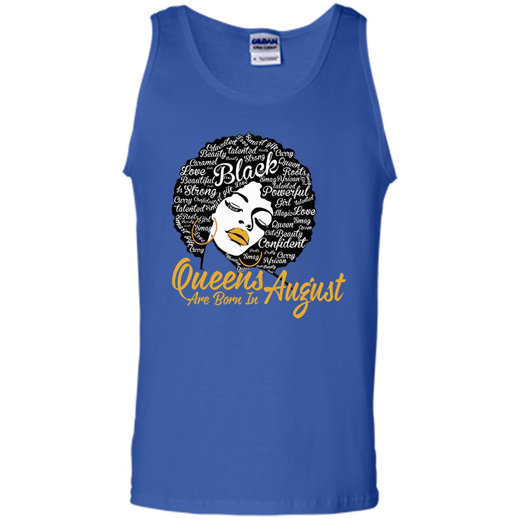 Queen Are Born In August T-shirt Royal