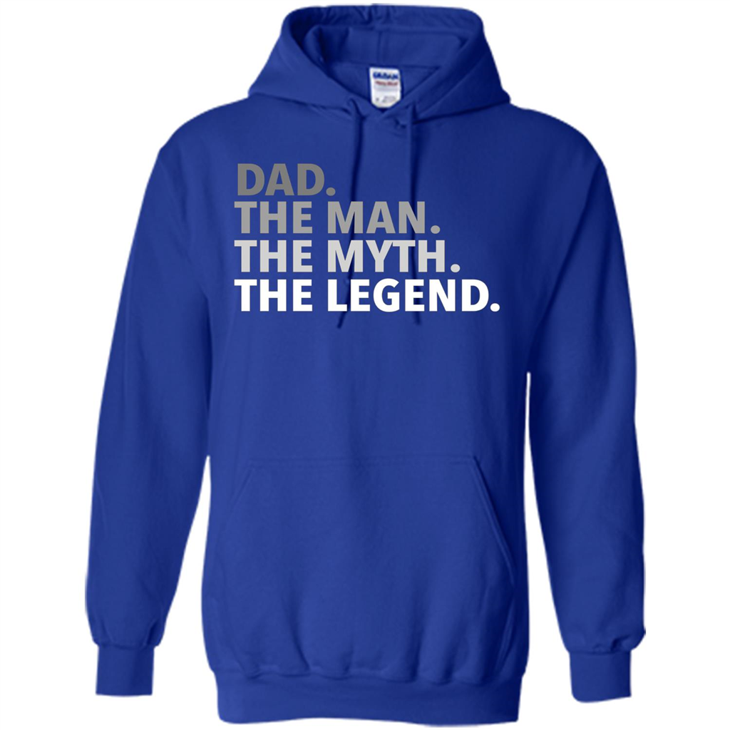 Fathers Day T-shirt Dad - The Man The Myth The Legend Royal
