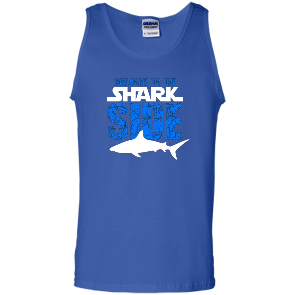 Welcome To The Shark Side T-Shirt Funny Shark T-Shirt Royal