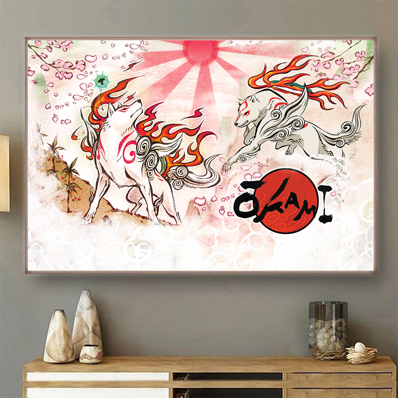 Okami Video Game Canvas & Poster Canvas