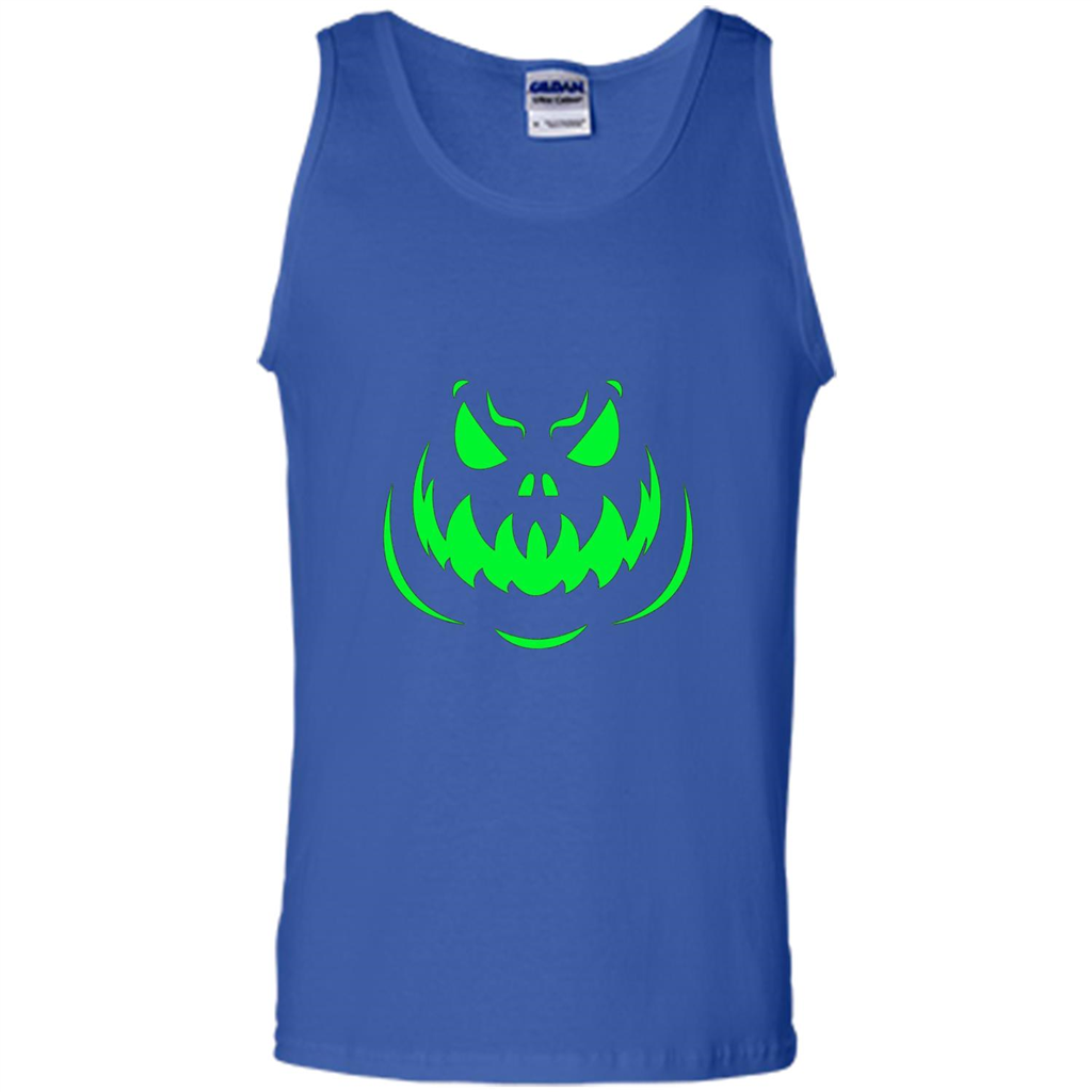 Scary Face Halloween T-shirt Royal