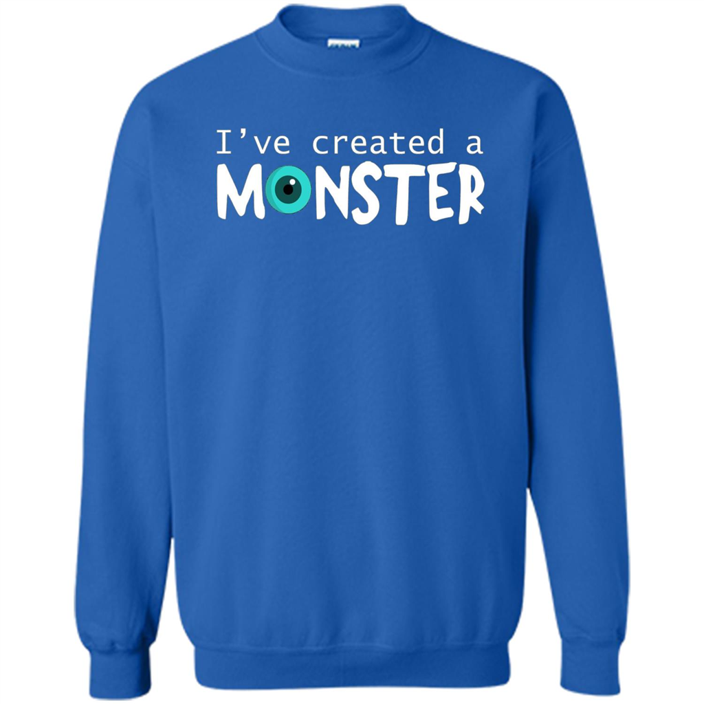 Daddy Son Matching T-shirt I Created A Monster Royal
