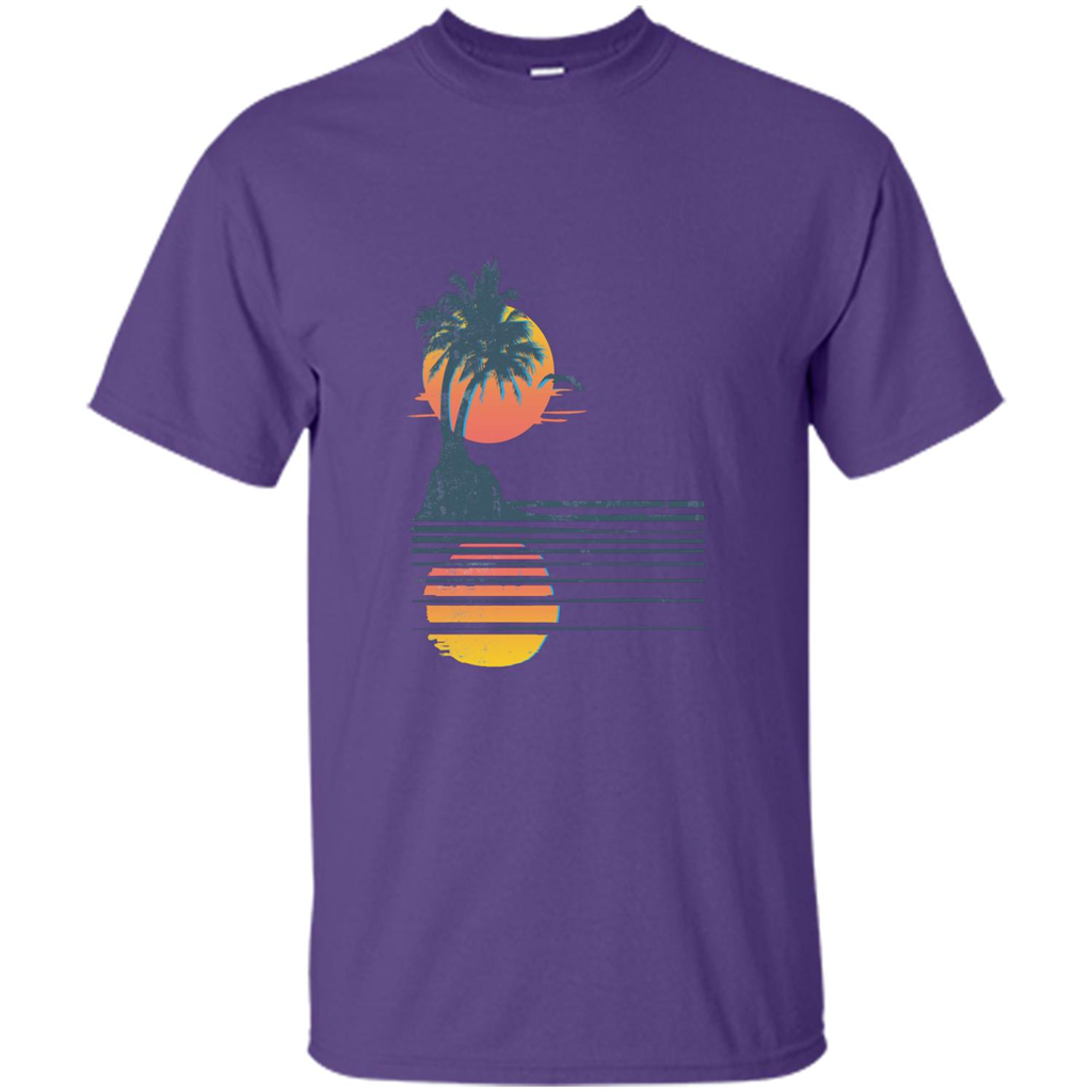 Summer T-shirt Wish You Were Here Purple