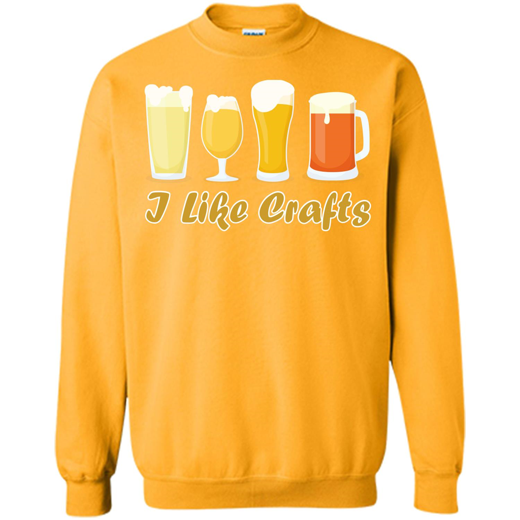 Beer T-shirt I Like Crafts Gold